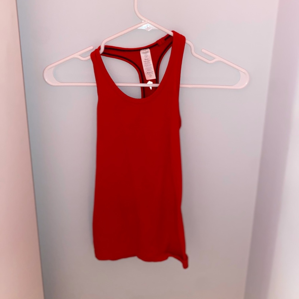 Red tank top from ivivva